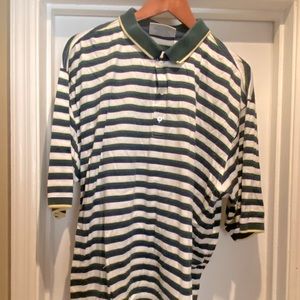 Green and White Striped Augusta National Golf Shirt (The Masters)